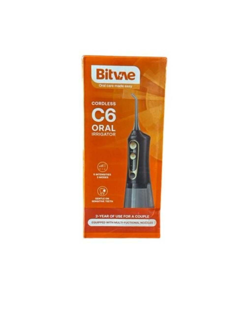 Bitvae C6 Cordless Oral Irrigator, featuring a 300ml water tank